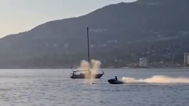 Schockmoment im Video: Jetskifahrer rammt Wal und wird verletzt