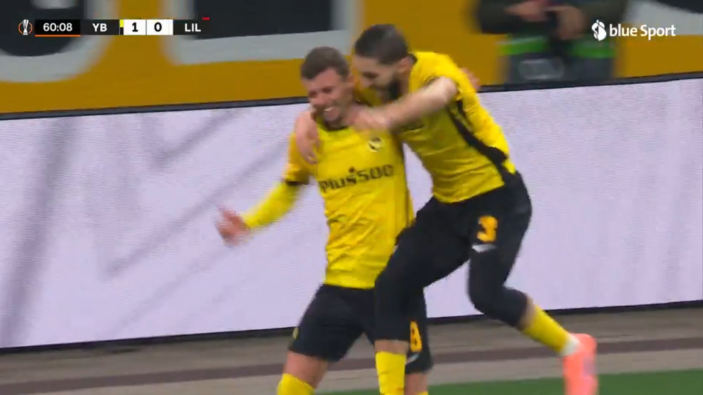 60. Minute: Males erlöst YB und schiesst YB in Führung