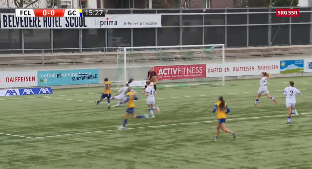 GC-Teenager Emanuela Pfister trifft sehenswert zum 1:0