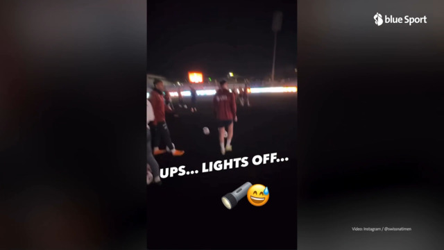 Stromausfall beim Abschlusstraining der Nati