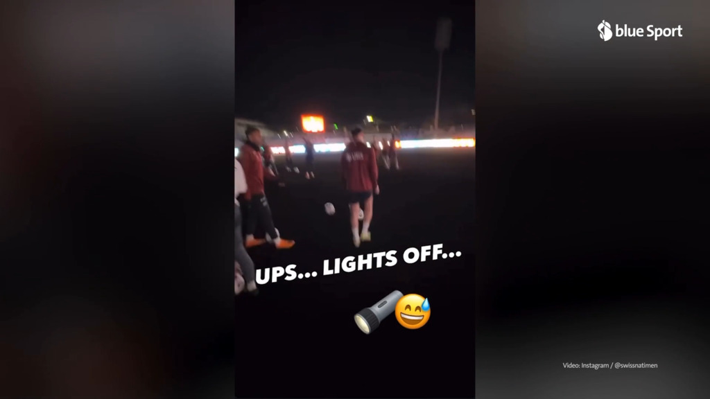 Stromausfall beim Abschlusstraining der Nati