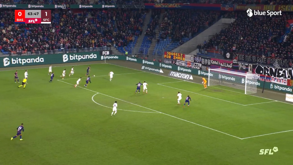 Traoré mit dem Ausgleich