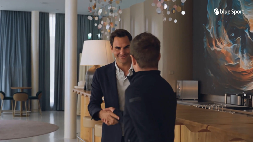 Hier trifft SailGP-Steuermann Schneiter Tennis-Ikone Federer