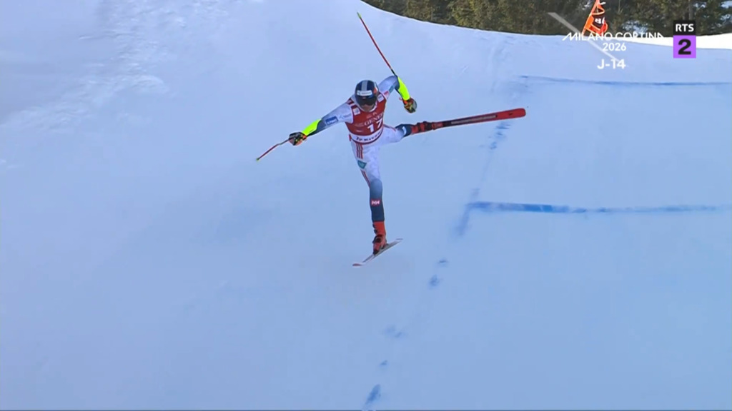 La grosse frayeur de Sejersted à Kitzbühel