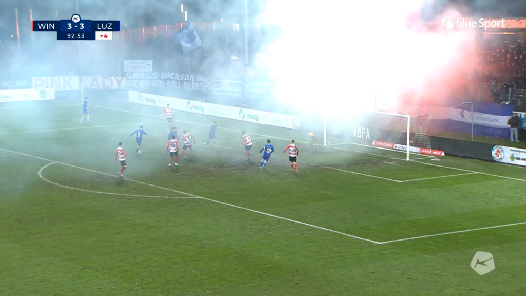 93. Minute: Tor Luzern 4:3 duch Rrudhani