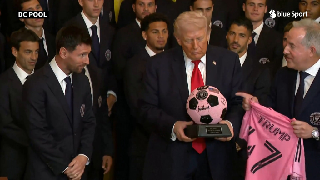 Trump reçoit Messi et l'Inter Miami à la Maison Blanche