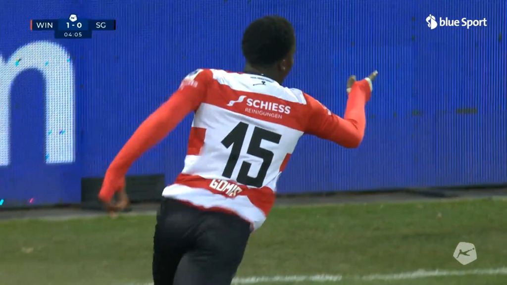 Gomis schiesst Winterthur früh in Führung