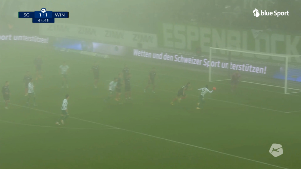 St.Gallen dreht die Partie – Akolo trifft zur Führung