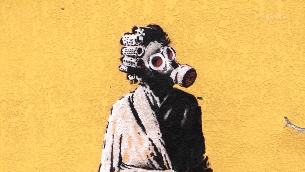 Polizei verhindert Diebstahl von Banksy-Gemälde in der Ukraine