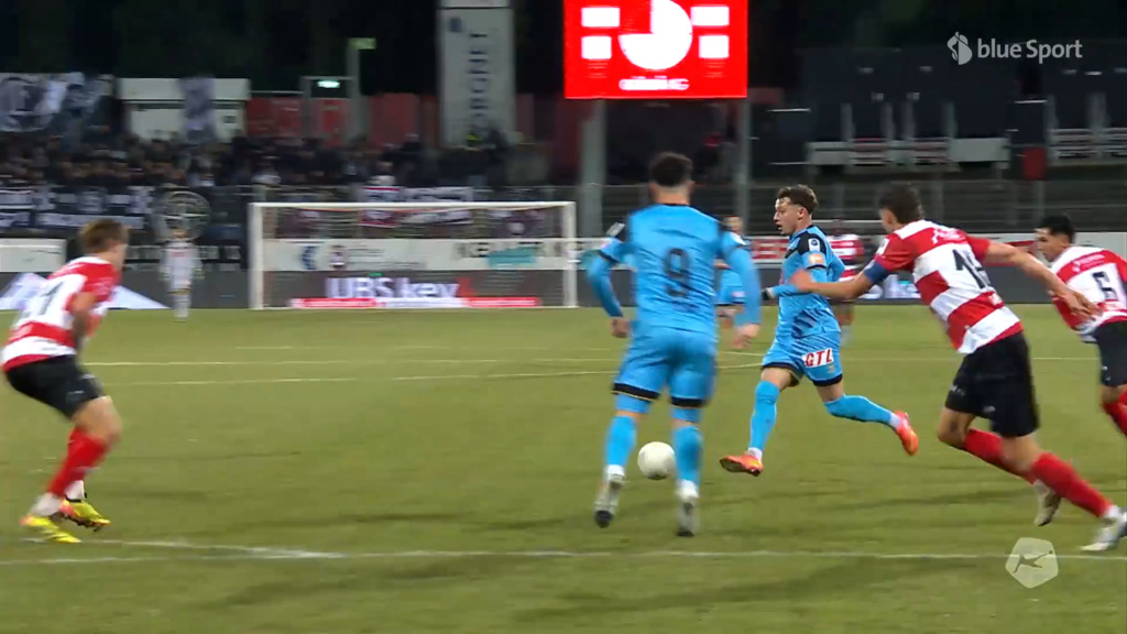 27. Minute: Doppelchance Lugano duch Dos Santos und Vladi