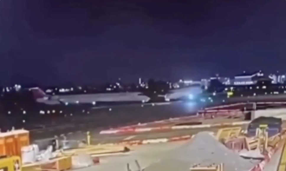 Kollision auf dem Rollfeld – neue Aufnahmen aus New York: Noch ist unklar, wie es zu dem Zusammenstoss am Flughafen LaGuardia kommen konnte