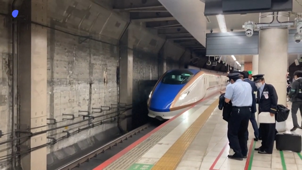 Sonderfahrt für Hunde in Japans Super-Schnellzug