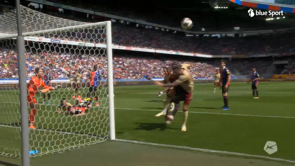 31. Minute: Severin verpasst die Führung für Servette