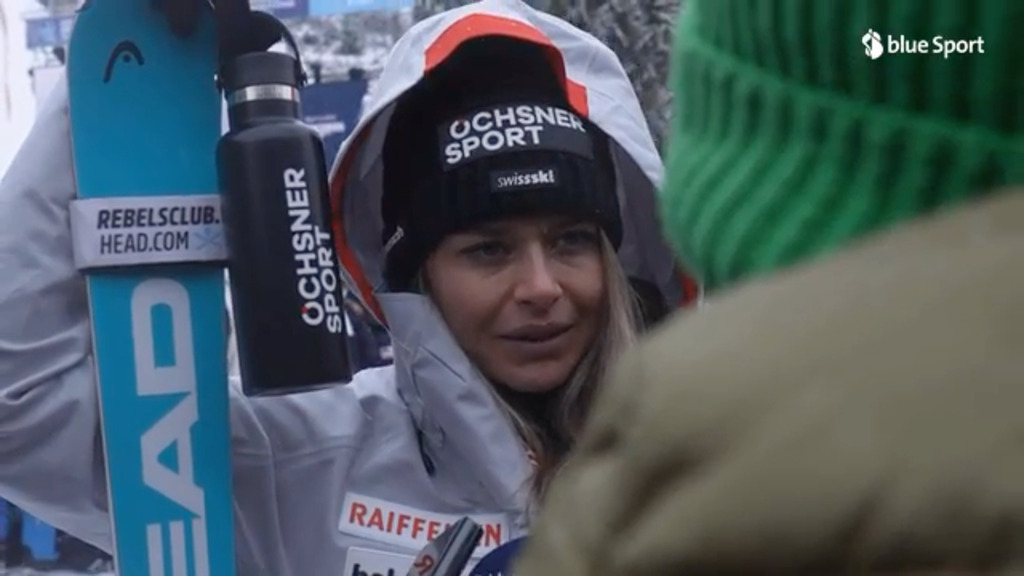 Corinne Suter: «Ich hoffe, dass Morgen ein Rennen stattfindet»