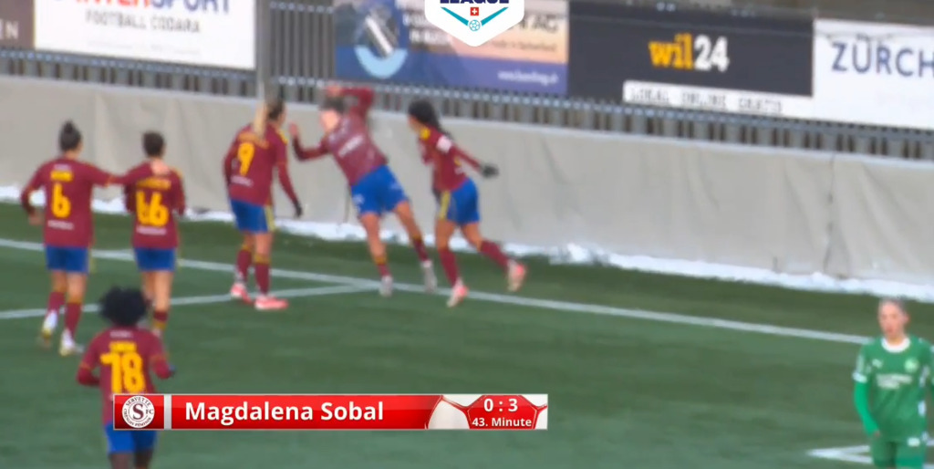 Servette-Frauen zelebrieren ziemlich verrückten Schneeball-Jubel