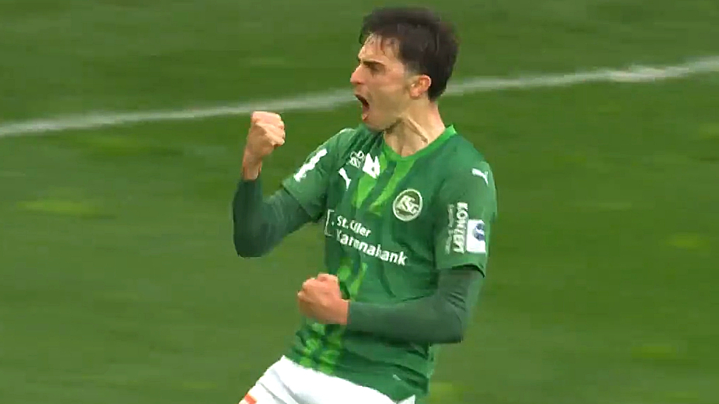 41. Minute: Vallci köpft St.Gallen kurz vor der Pause in Führung