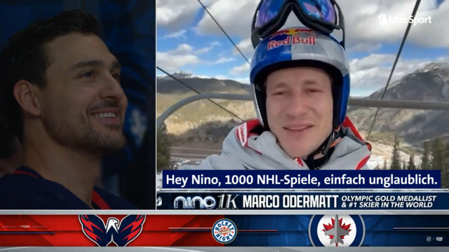 Federer, Odermatt und Co. gratulieren Niederreiter zum 1000. NHL-Spiel