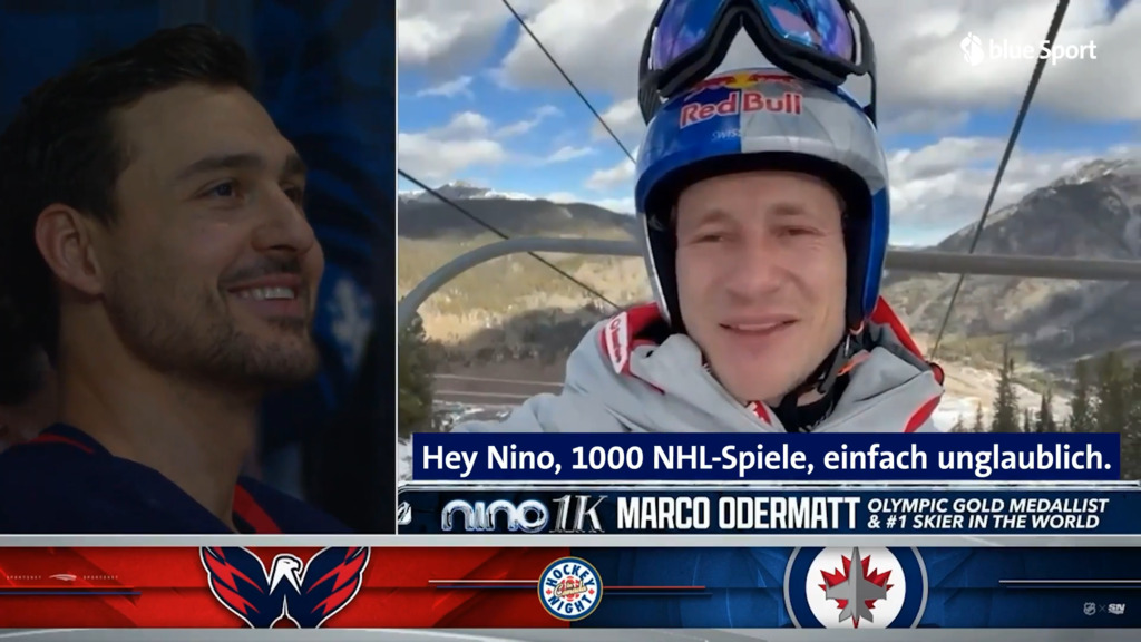 Federer, Odermatt und Co. gratulieren Niederreiter zum 1000. NHL-Spiel