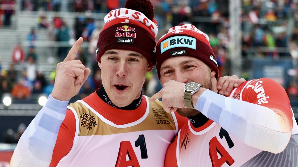 Franjo von Allmen s'offre le titre mondial en descente ! Alexis Monney 3e