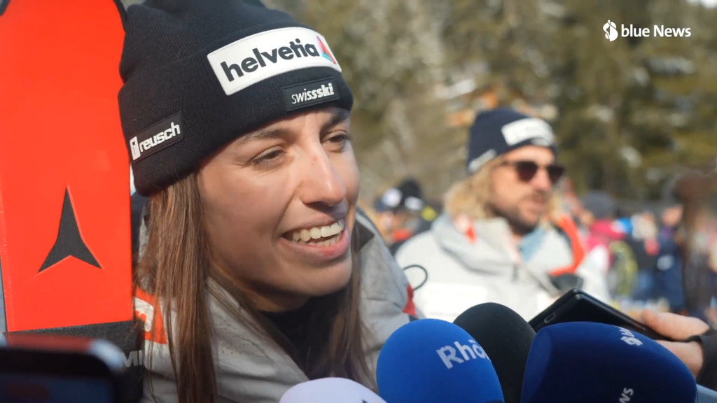 Malorie Blanc remporte le super-G de Crans-Montana