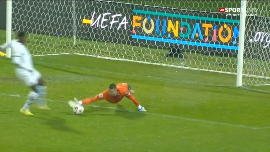 Deshalb hat sich der VAR bei dieser Embolo-Szene gegen Kosovo nicht eingeschaltet
