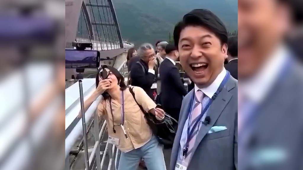 Schnellster Zug der Welt: Dieser japanische Reporter dreht völlig am Rad