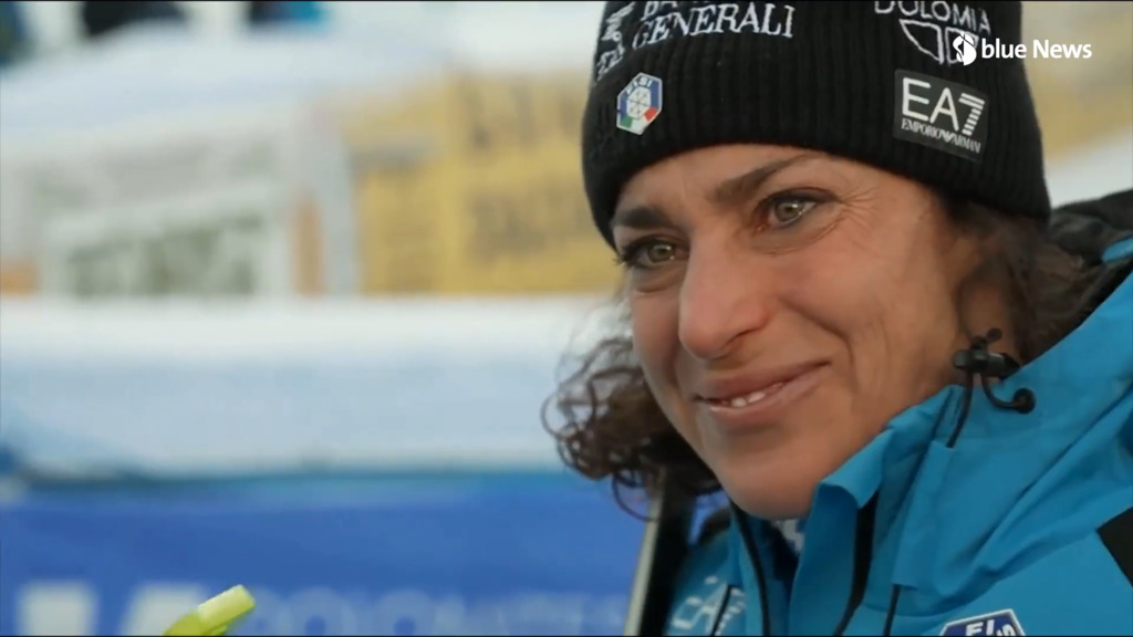 Federica Brignone fond en larmes à l'interview