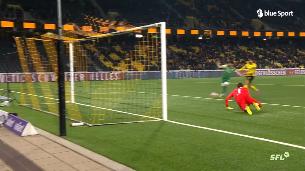 Plange erhöht mit seinem 4. Treffer auf 6:2 für GC