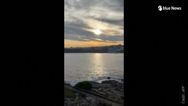 La panique s'empare de la plage de Bondi à Sydney alors que des coups de feu retentissent