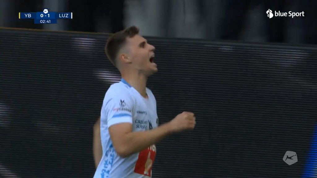 3. Minute: Kadak schiesst Luzern in Führung