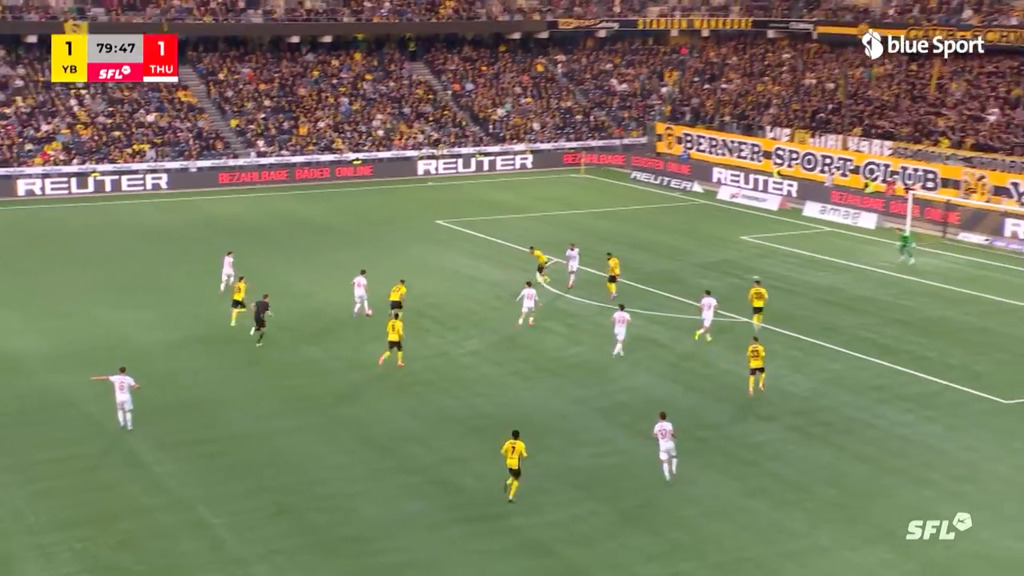 80. Minute: Reichmuth dreht Partie