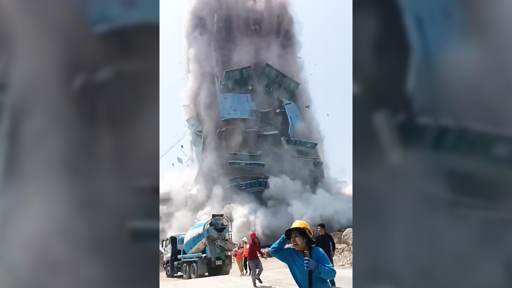Video zeigt Einsturz von Hochhaus – zahlreiche Menschen vermisst