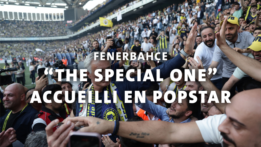 Football: José Mourinho accueilli en popstar au Fenerbahçe