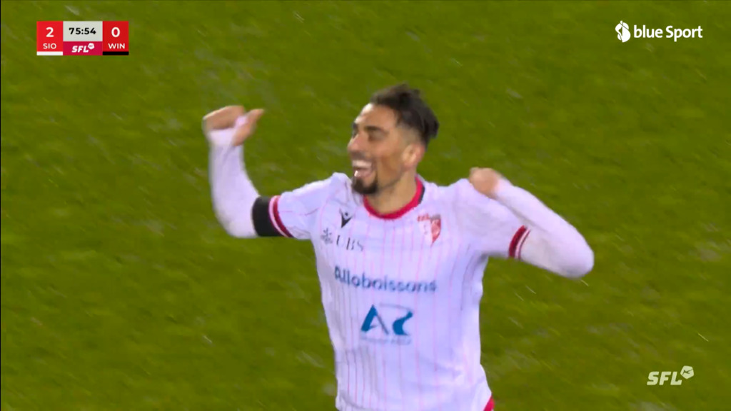 Chouaref erhöht auf 2:0 für Sion