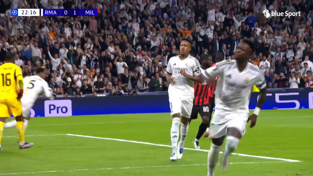 Vinícius Júnior pareggia su rigore