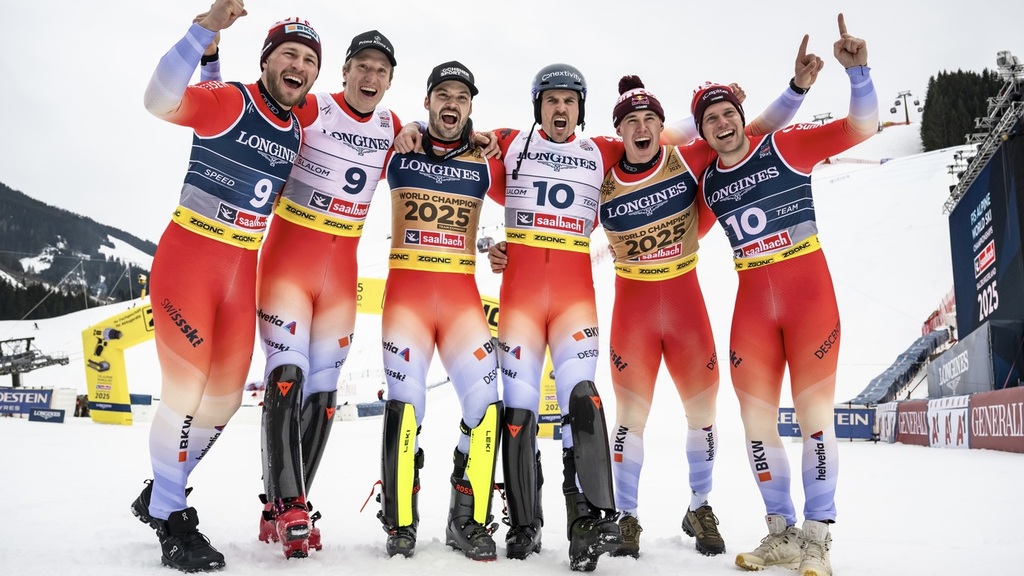 La Suisse réalise un exceptionnel triplé en combiné par équipes !
