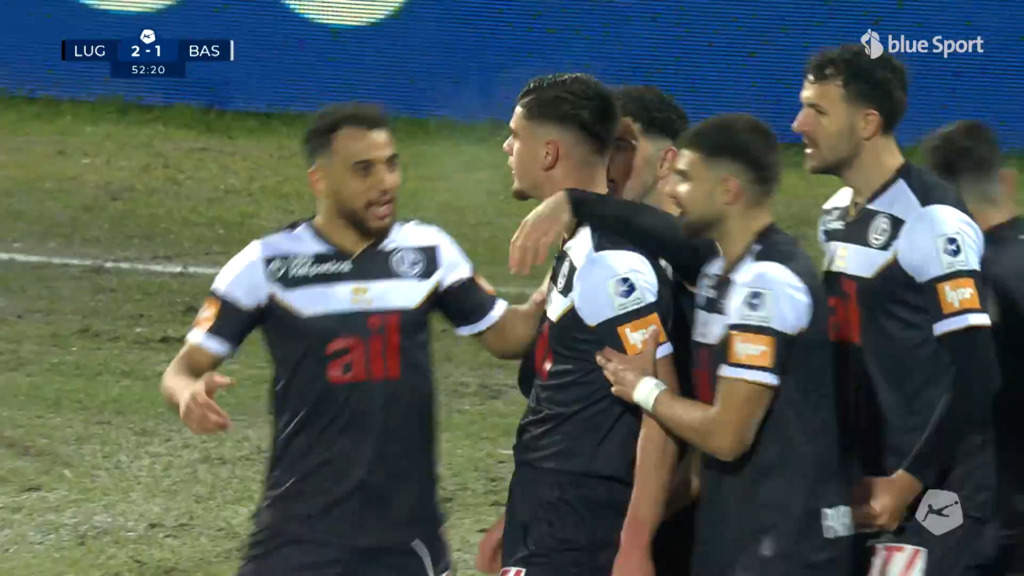 53. Minute: Hajdari trifft zur Führung – Lugano hat die Partie gedreht