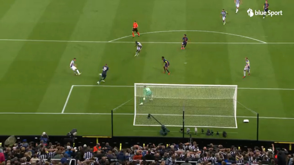 Almiron takes advantage of Marquinhos Poch and puts Newcastle ahead
