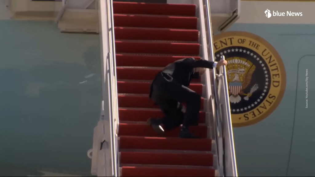 Les plus belles chutes de Joe Biden