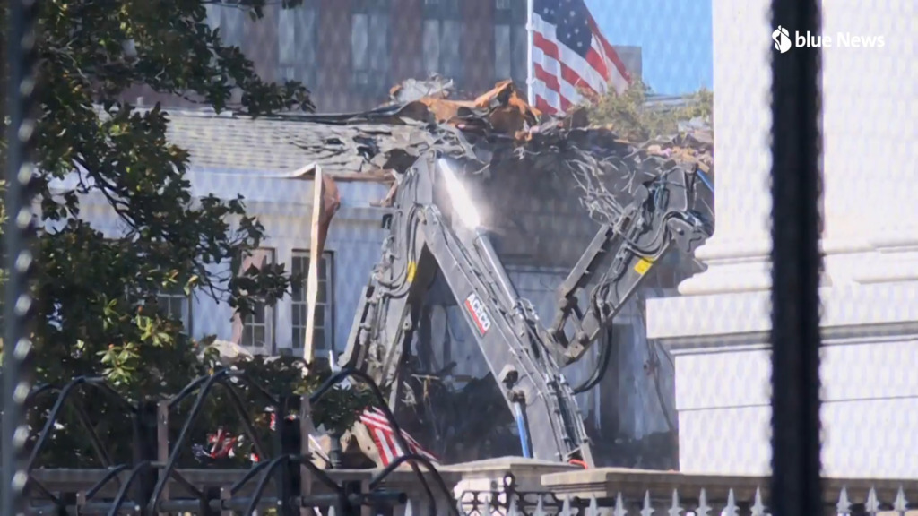 Trump démolit une partie de la Maison Blanche pour construire sa salle de bal