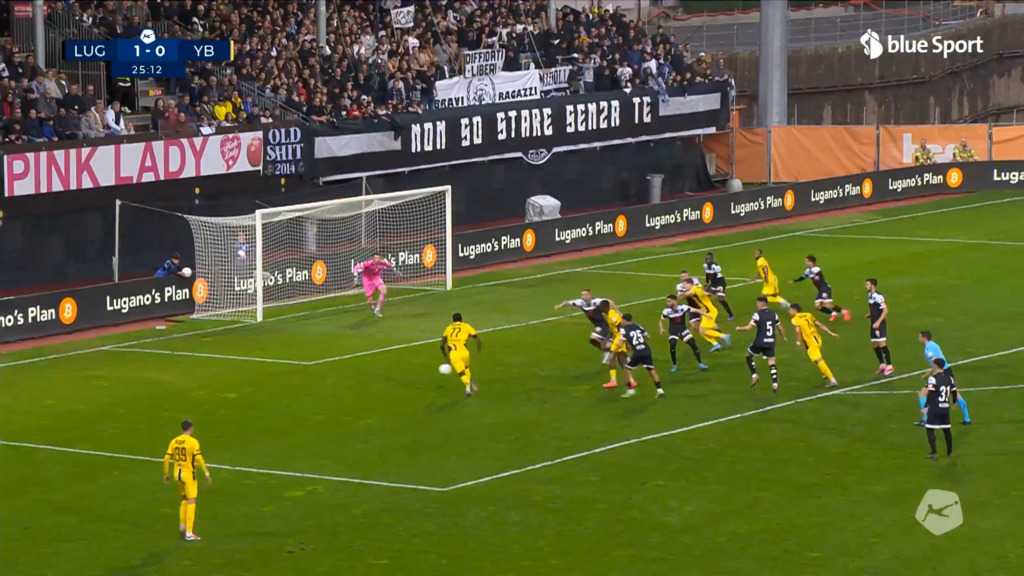 26. Minute: YB schnuppert am Ausgleich