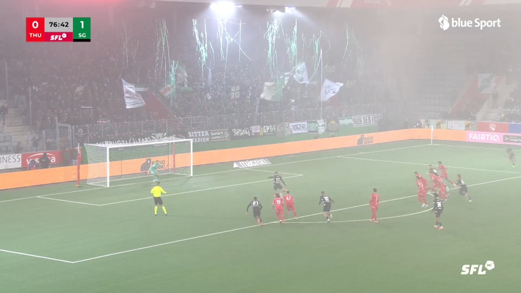 Boukhalfa erhöht vom Punkt auf 2:0 für St.Gallen