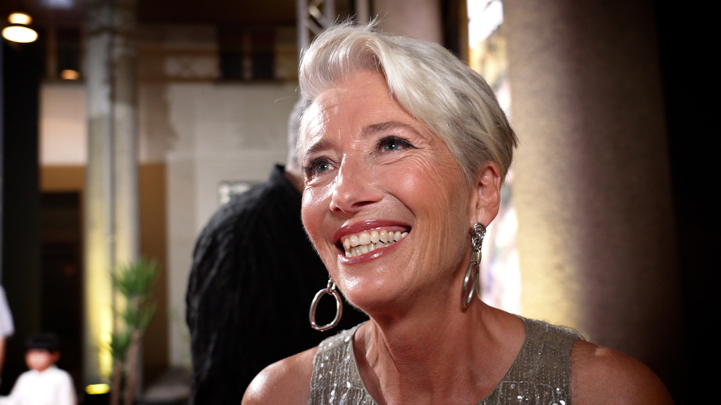 Emma Thompson überwältigt von Piazza Grande: «Ich bin furchtbar nervös, aber auch überglücklich, hier zu sein»