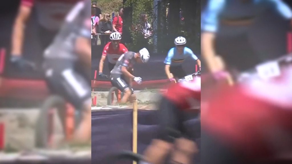 Poignet fracturé : van der Poel contraint de lever le pied