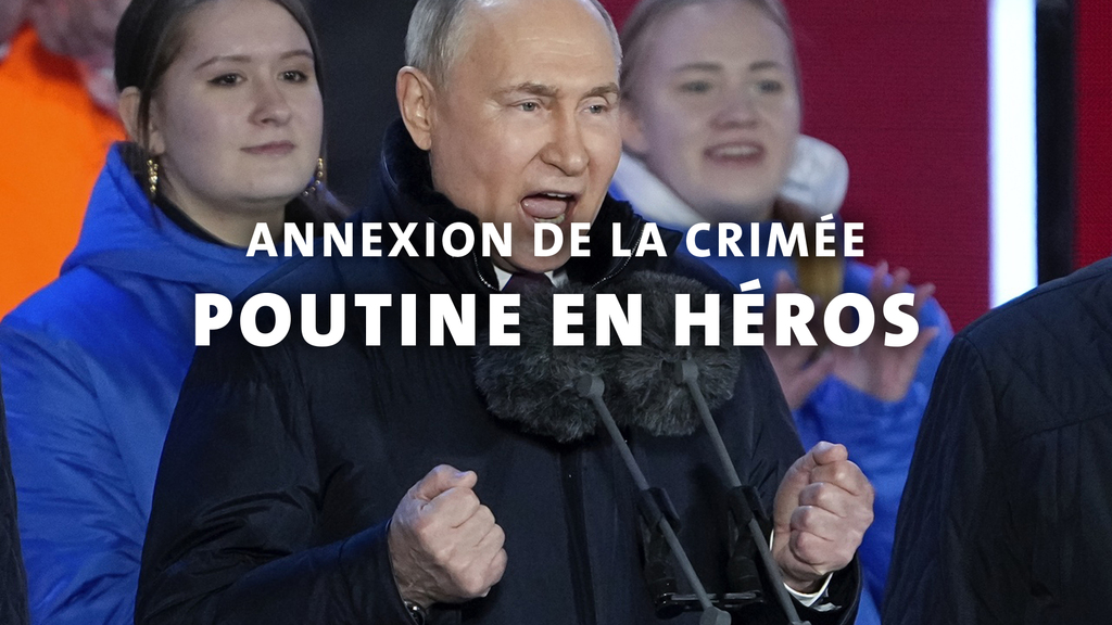 Vladimir Poutine acclamé en héros
