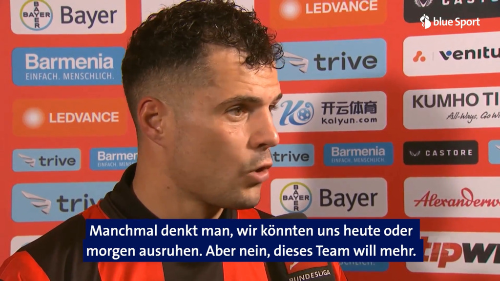 Leverkusens Meisterheld Xhaka: «Dieses Team will mehr»