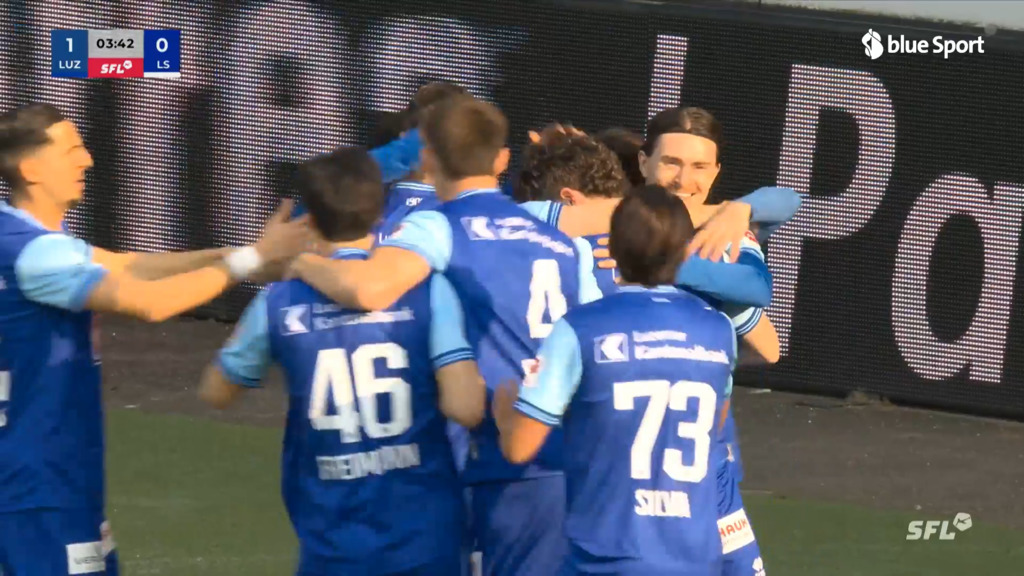 4. Minute: Dorn schiesst Luzern in Führung