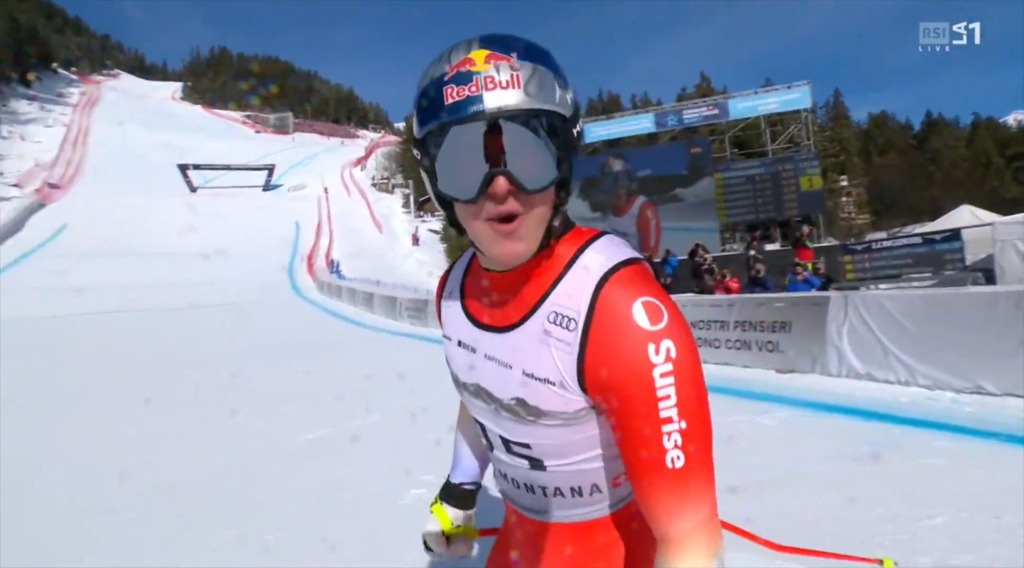 von Allmen velocissimo in discesa