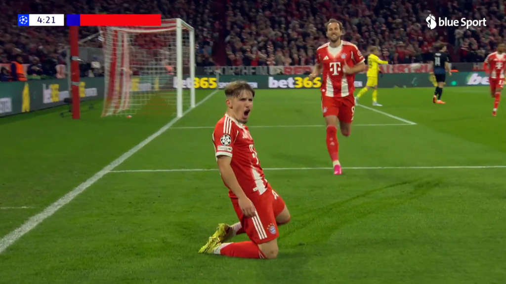 Lennart Karl lässt Bayern München früh jubeln