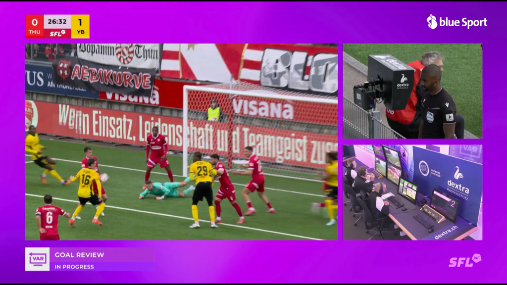 VAR nimmt YB-Führungstreffer nach Handspiel zurück